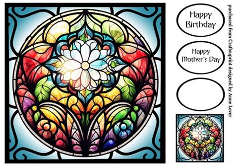 Beautiful Stained Glass Window 2 8x8 Cup1201227 1763 Craftsuprint