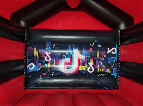 Hot Sale 12x12ft Tik Tok Bouncy Castle Tiktok Bounce House