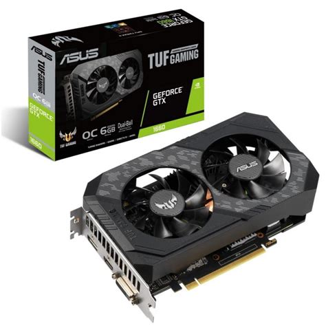 Asus TUF Gaming NVIDIA GTX 1660 OC Dual Fan 6GB GDDR5 Gtx 1660 O6G