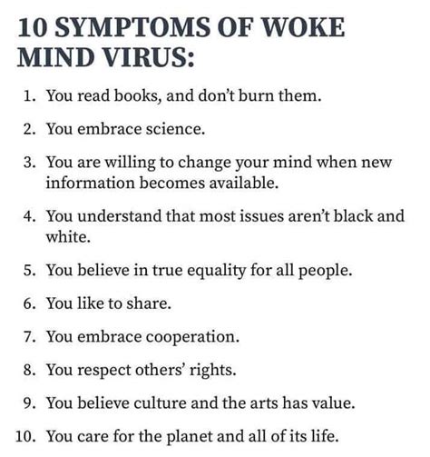 Laura St Denis On Twitter Rt Mcspocky Symptoms Of Woke Mind