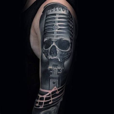 60 Music Sleeve Tattoos For Men Lyrical Ink Design Ideas