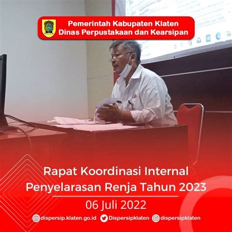 Rapat Koordinasi Penyelarasan Renja Kabupaten Klaten