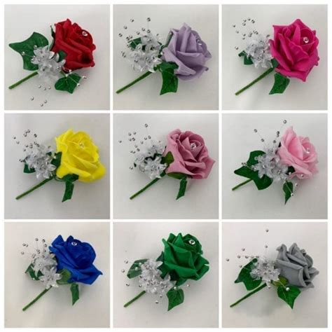 Artificial Wedding Flowers Buttonholes / Beautiful Bouquets