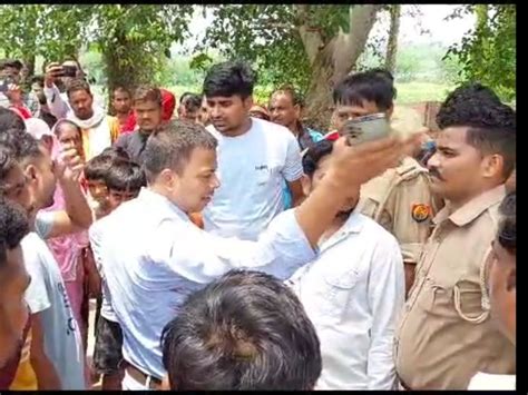 People Protested By Jamming The Road Mother To Shift The High Tension Line From The Middle