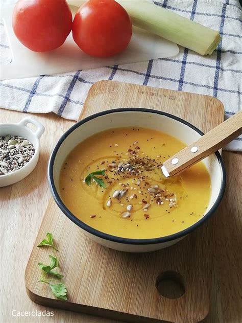 Crema de verduras casera Receta fácil rica y muy saludable Caceroladas