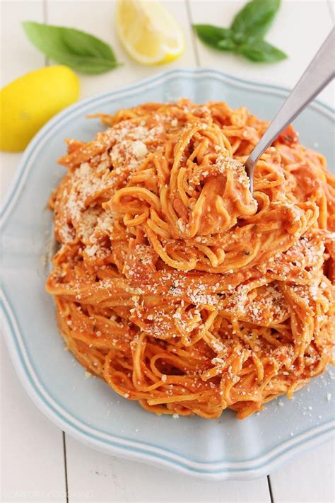 3 Ingredient Creamy Tomato Angel Hair Pasta The Comfort Of Cooking