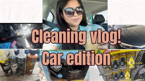 Vlog Clean My Car With Me Youtube