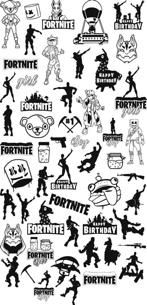 Fortnite Stickers Svg