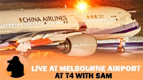 Live Plane Spotting At Melbourne Airport Australia Youtube