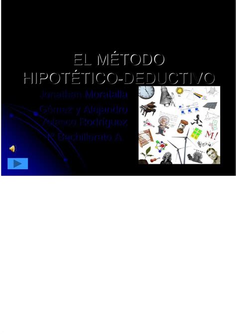 Pdf El M Todo Hipot Tico Deductivo Dokumen Tips