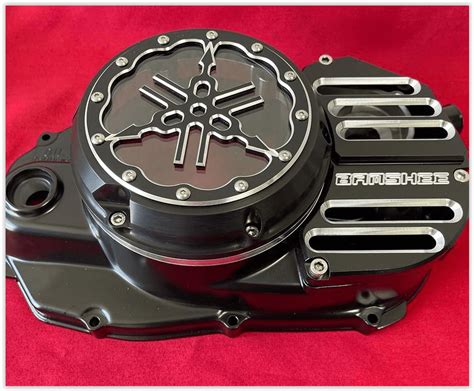 Banshee Lockup Clutch Cover Black Machined Slotted By Protech JDS Customs