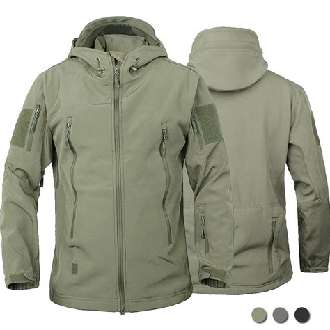 Military Outdoor Jackets Men Shark Skin Soft Shell Tactical Waterproof