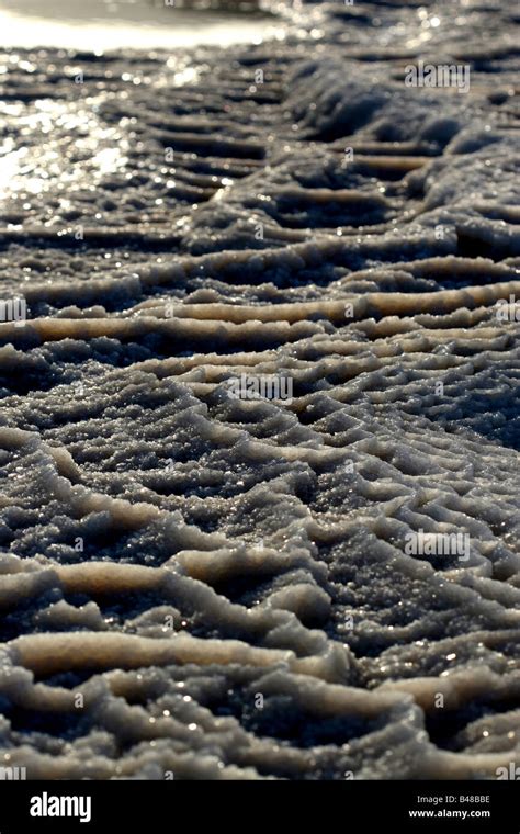 Israel Dead Sea Salt formations at dawn Stock Photo - Alamy