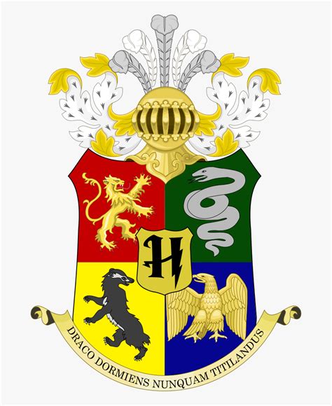 Coat Of Arms Hogwarts Free Transparent Clipart Clipartkey