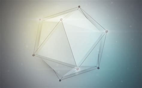 Geometry Abstract Blue Digital Art Artwork Low Poly