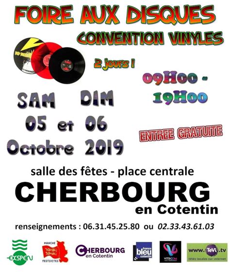 Foire Aux Disques Convention Salon Du Vinyle Cherbourg Cherbourg