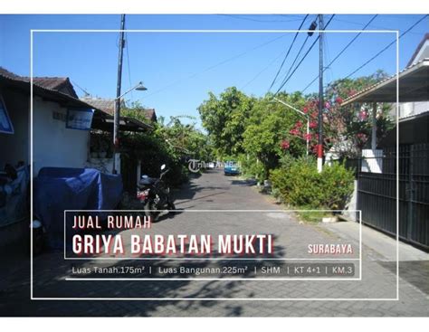 Jual Rumah Lantai Lt Lb Kt Km Shm Di Griya Babatan Mukti