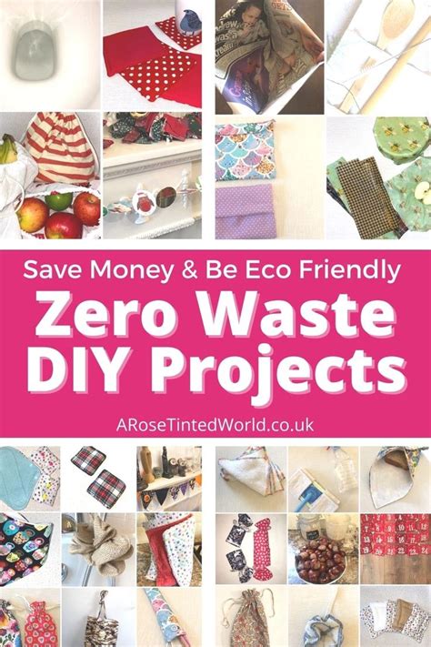 The Cover Of Save Money And Be Eco Friendly Zero Waste Diy Projects