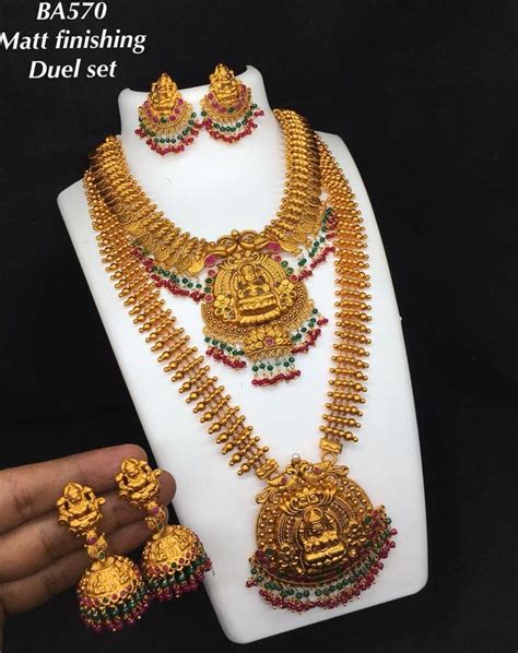 Temple Jewellery Available At Ankh Jewels For Booking Whatsapp On