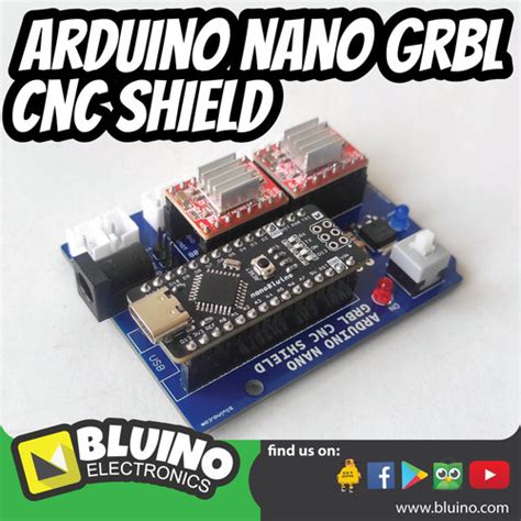 Jual Arduino Nano Grbl Cnc Shield Xy Axis Drawing Plotter Engraver Laser Shield Only Kab