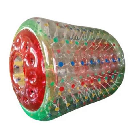 Multicolor Fiber Inflatable Water Roller Capacity Members Time At