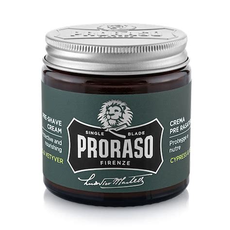 Proraso Pre Shave Cream Single Blade Cypress And Vetyver 100ml Barbieri Uniti Srl