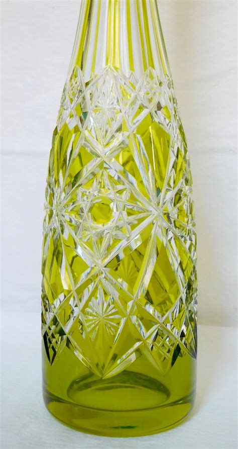 Carafe Liqueur En Cristal De Baccarat Overlay Vert Chartreuse Mod Le