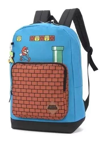 Mochila Super Mario Bros Escolar De Costas Luxcel Parcelamento Sem Juros