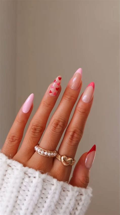 Valentine Day Nails Valentine Acrylic Nails Nails Fashion