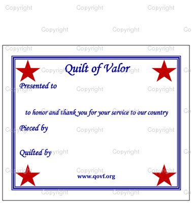 QOV Quilts of Valor fabric - marthatabis - Spoonflower