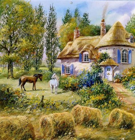 Jim Mitchell Advocate Art Cottage Art Landscape Paintings