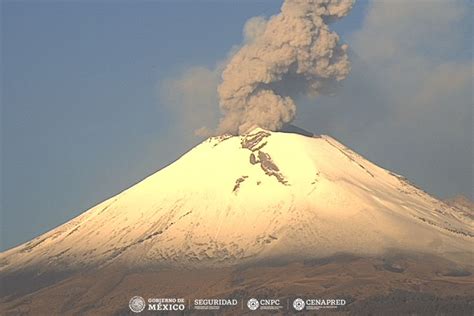 Emiten recomendaciones ante caída de ceniza del Popocatépetl México