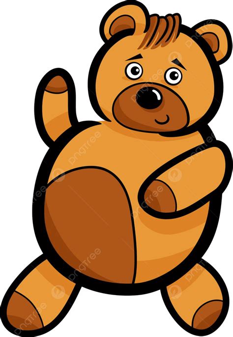 Ursinho Fofo De Desenho Animado Personagem Urso De Desenho Animado