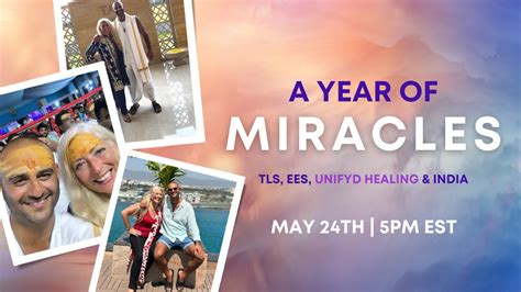 A Year Of MIRACLES W Dr Sandra Rose Michael TLS EES UNIFYD