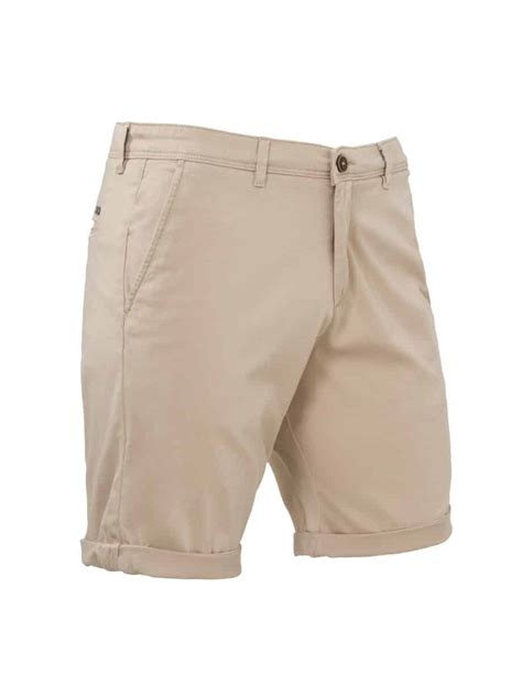 Brams Paris Chino Short Stretch In Sand Jojo Jeans