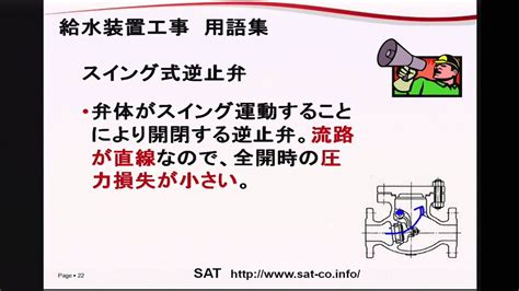 給水装置工事主任技術者 スイング式逆止弁 YouTube