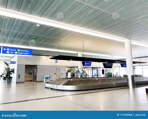 Baggage Claim Area In International Airport Editorial Image ...