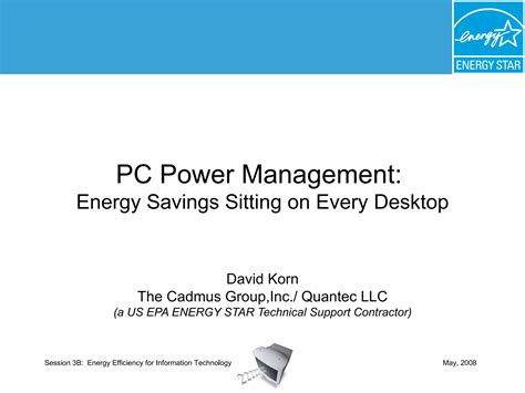 Computer Power Management Ppt