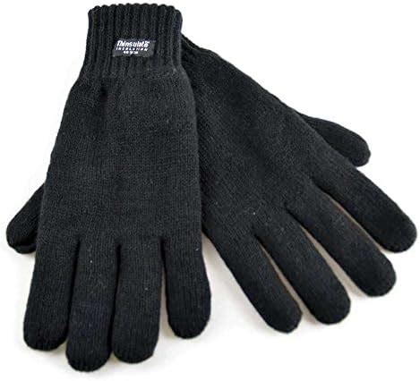 Thinsulate Gants Tricot S Pais Doubl S M Gl Pour Homme Noir