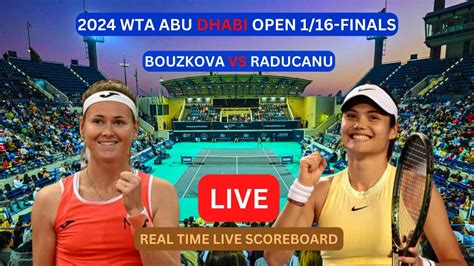 Marie Bouzkova Vs Emma Raducanu LIVE Score UPDATE Today Women S Tennis