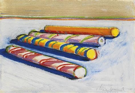 Wayne Thiebaud Painting by Canvas Prints - Pixels