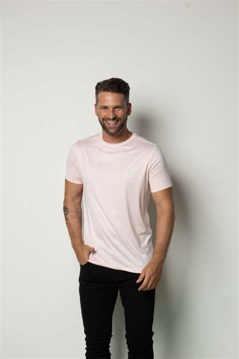 Camiseta Peach Vellutato Rosa Claro Ciao For Men