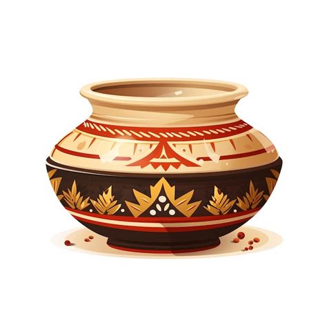 Premium Ai Image Black Mud Pot