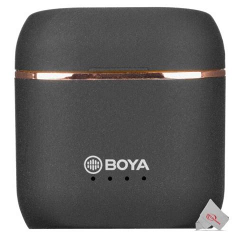 Boya By Ap True Wireless Stereo Semi In Ear Earbuds Black With