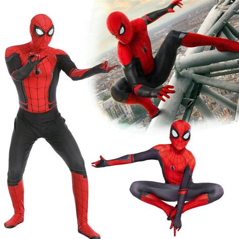 STRÓJ SPIDERMAN FAR FROM HOME dorosły 180cm 16252447094 Allegro pl