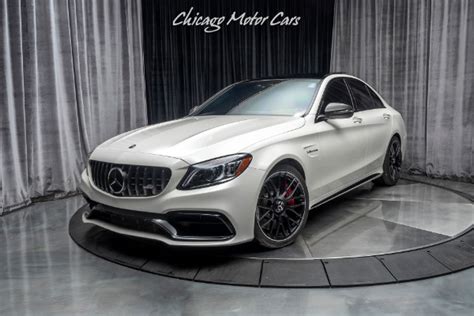 Used 2019 Mercedes Benz C63 S Amg Sedan Msrp 92k Amg Carbon Fiber Pkg Huge Option List For