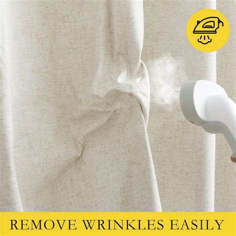 NICETOWN Natural 100% Blackout Curtains for Room Divider, Thermal