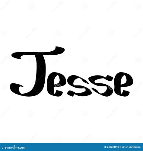 Jesse Male Name Street Art Design Graffiti Tag Jesse Vector Art