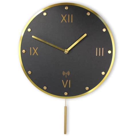 Horloge Murale Balancier Radiopilot E Design Effet Pendule