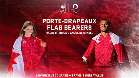 De Grasse And Charron To Be Team Canada’s Opening Ceremony Flag Bearers For Paris 2024 Team